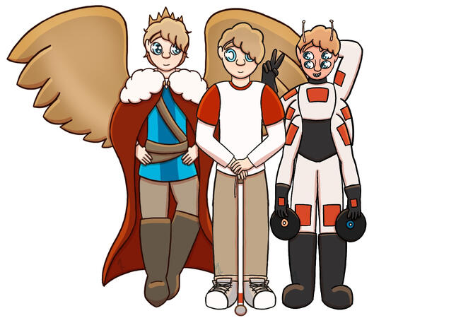 Commission for @passionateaboutponies on Tumblr’s TommyInnit AU!